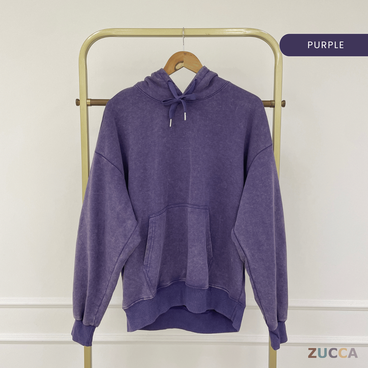 ZUCCA FEIRA OVERSIZED PULLOVER HOODIE - MAC1009 (SW204)