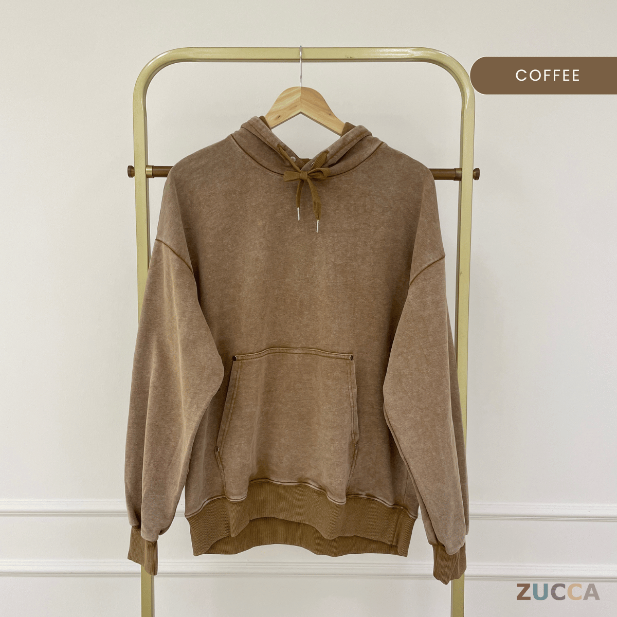 ZUCCA FEIRA OVERSIZED PULLOVER HOODIE - MAC1009 (SW204)