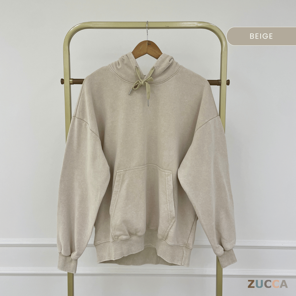 ZUCCA FEIRA OVERSIZED PULLOVER HOODIE - MAC1009 (SW204)