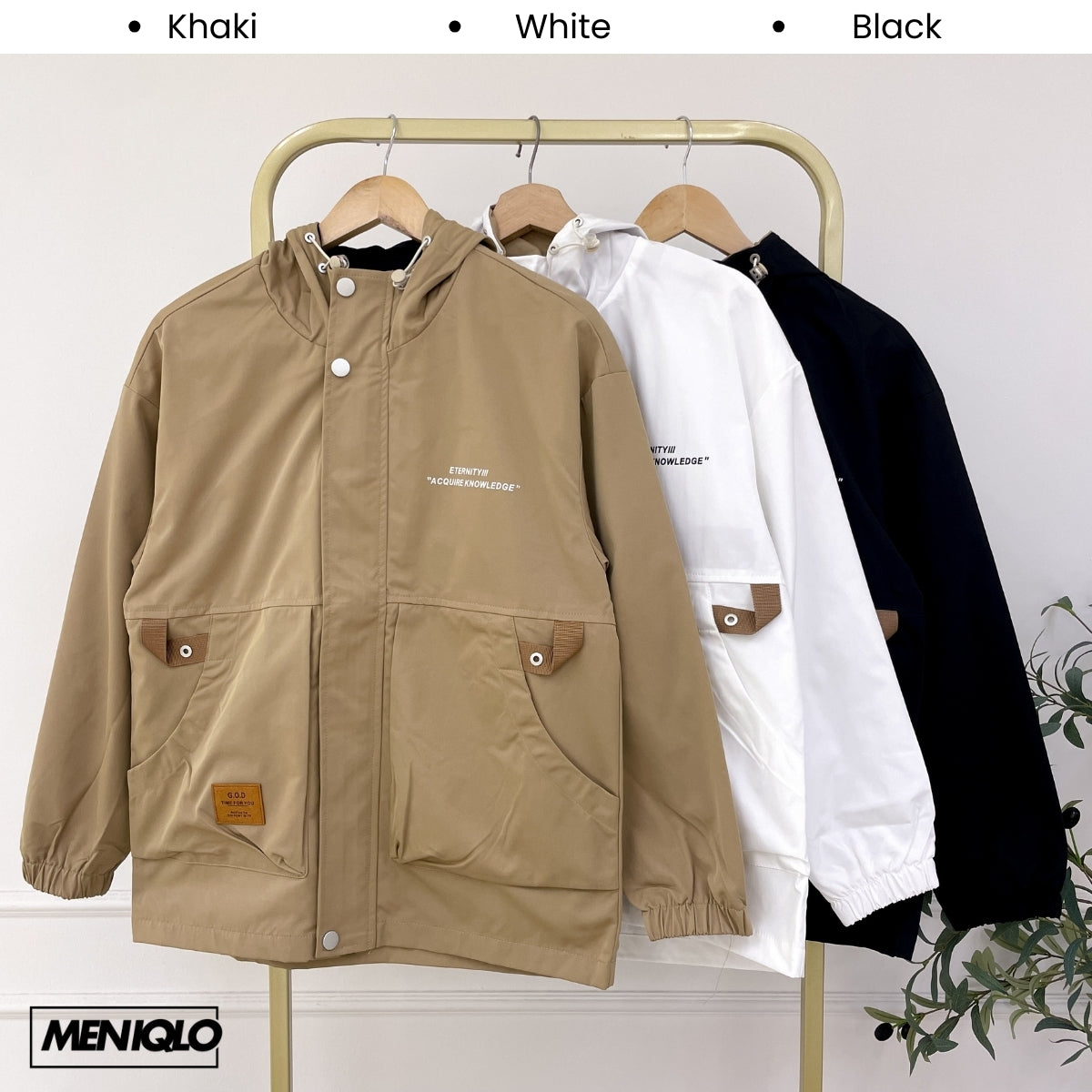 MENIQLO ANDREW URBAN HOODIE JACKET -MAC1013