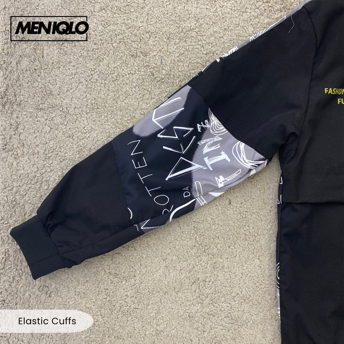 MENIQLO EDWARD URBAN STREET GRAPHIC HOODIE JACKET - MAC1016