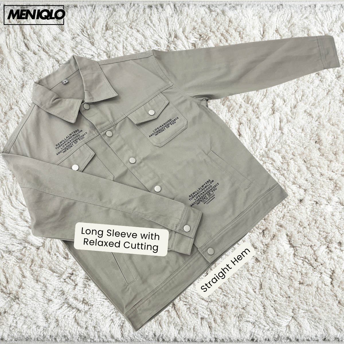 MENIQLO RAYDEN MULTI POCKET UTILITY TWILL JACKET - MAC1018 (SW6608)