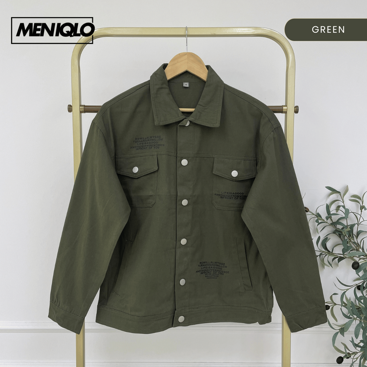 MENIQLO RAYDEN MULTI POCKET UTILITY TWILL JACKET - MAC1018 (SW6608)