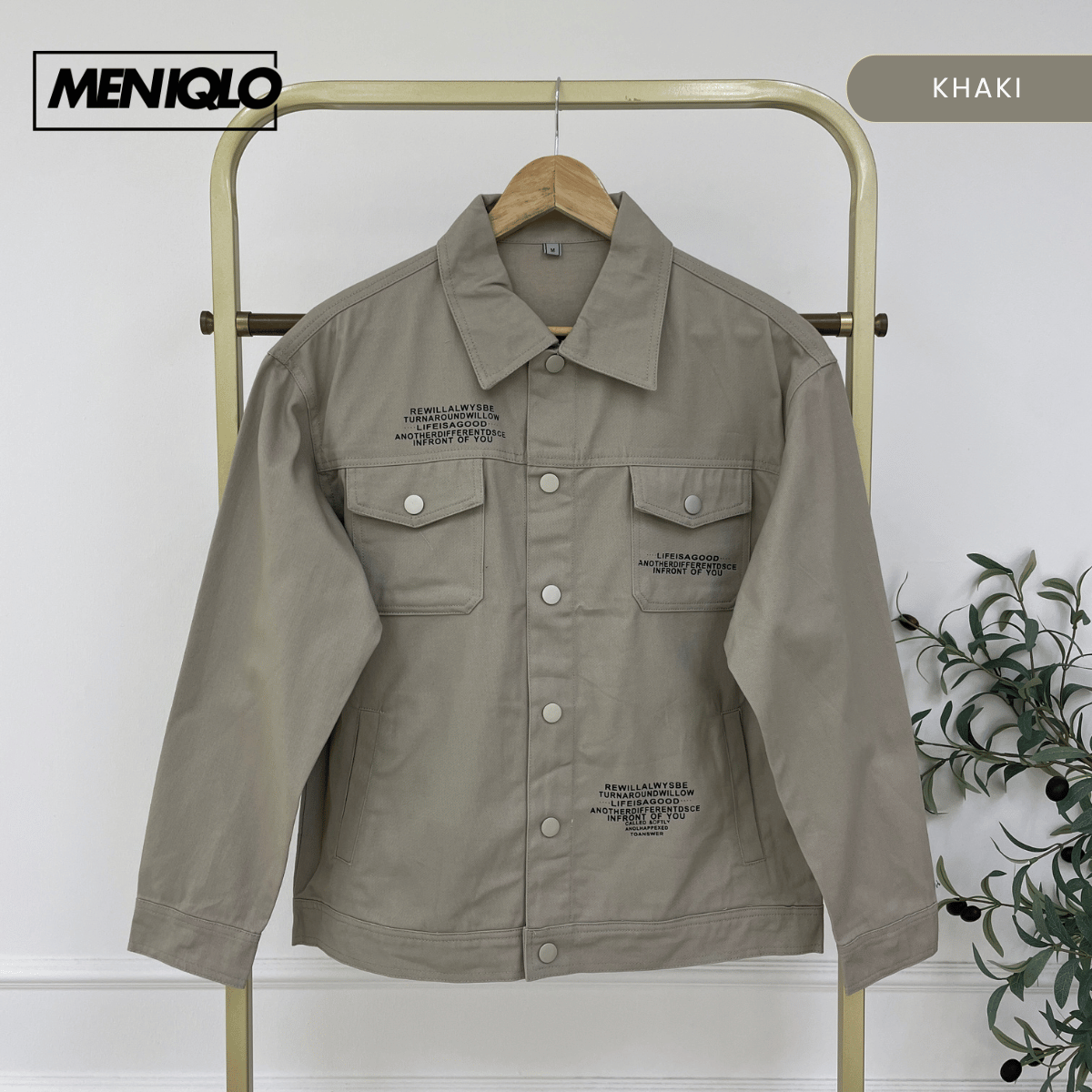MENIQLO RAYDEN MULTI POCKET UTILITY TWILL JACKET - MAC1018 (SW6608)