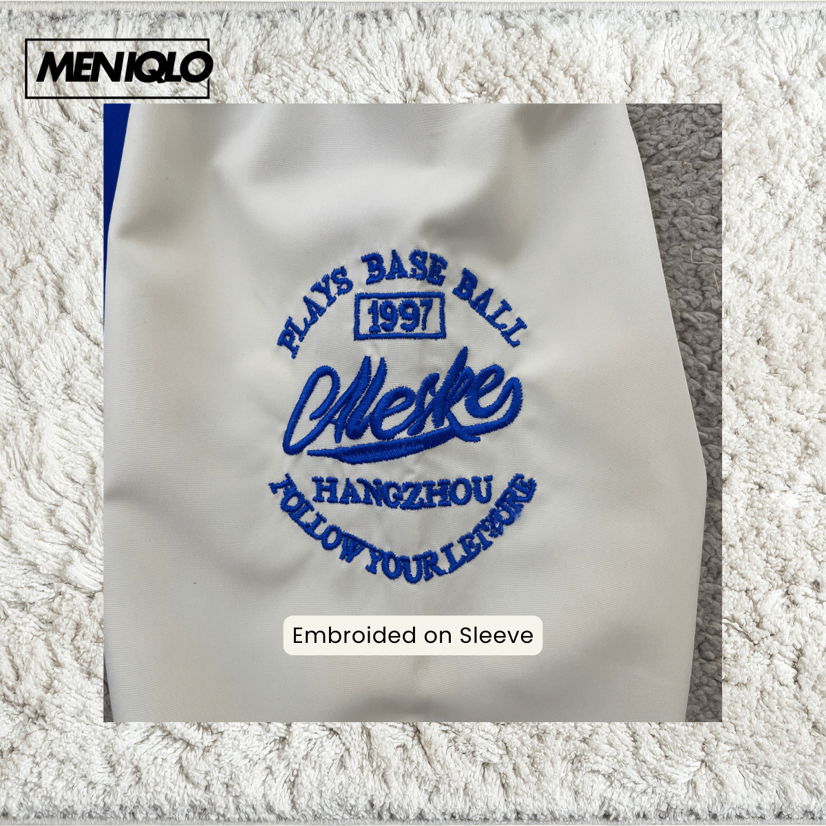MENIQLO SIMON STREETWEAR VARSITY JACKET - MAC1020(SW239)
