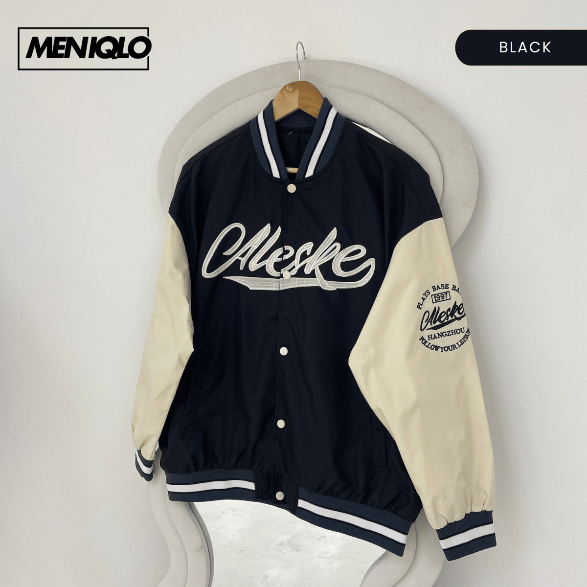 MENIQLO SIMON STREETWEAR VARSITY JACKET - MAC1020(SW239)