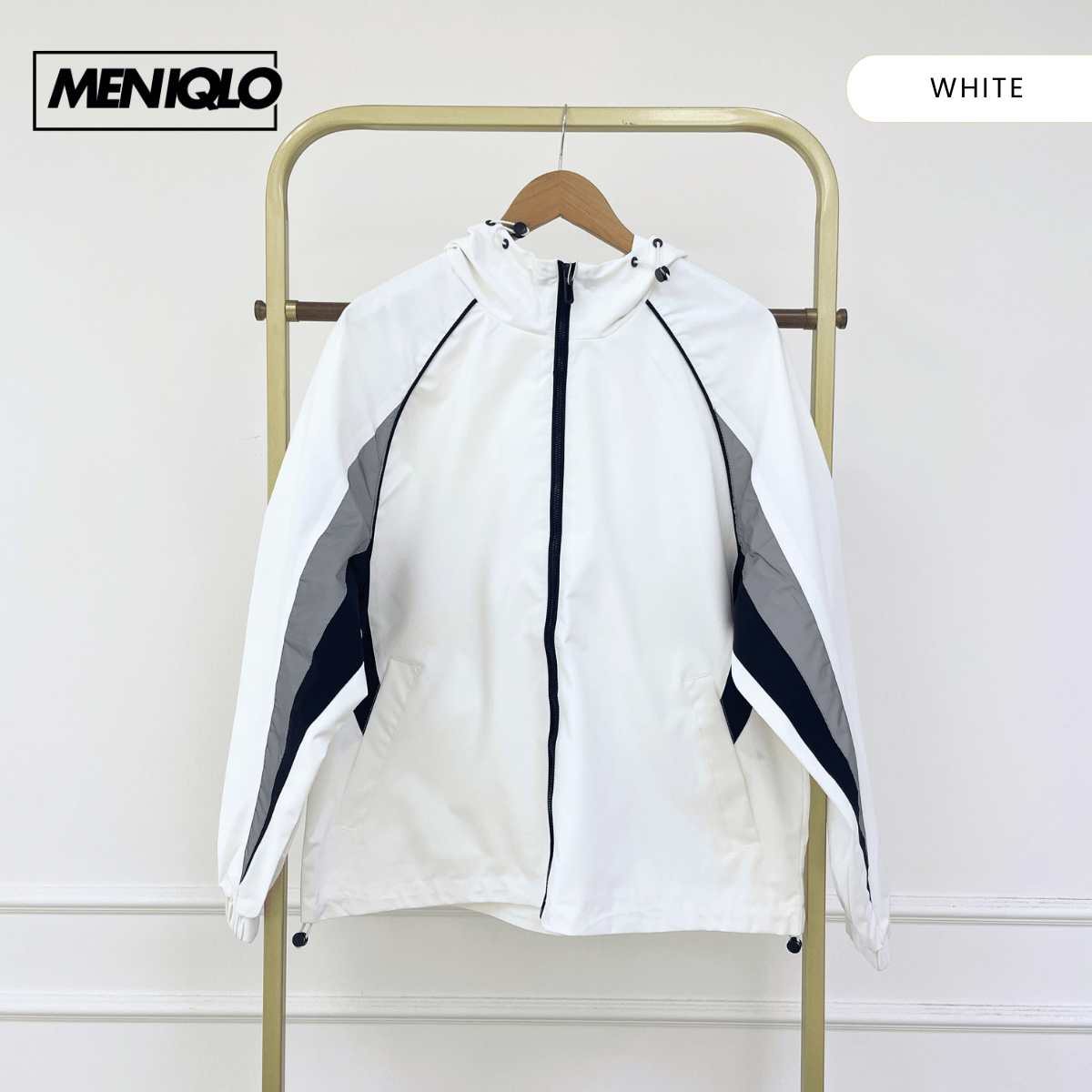 MENIQLO ZAVIAN HOODED WINDBREAKER JACKET-MAC1023(J6062)