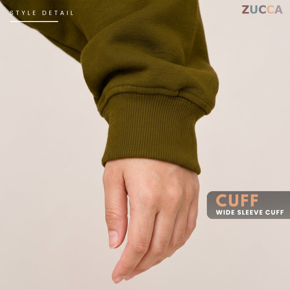 ZUCCA ELAIKA CASUAL WOMEN SWEATSHIRT LONG SLEEVE - MAC1029 (SW296)