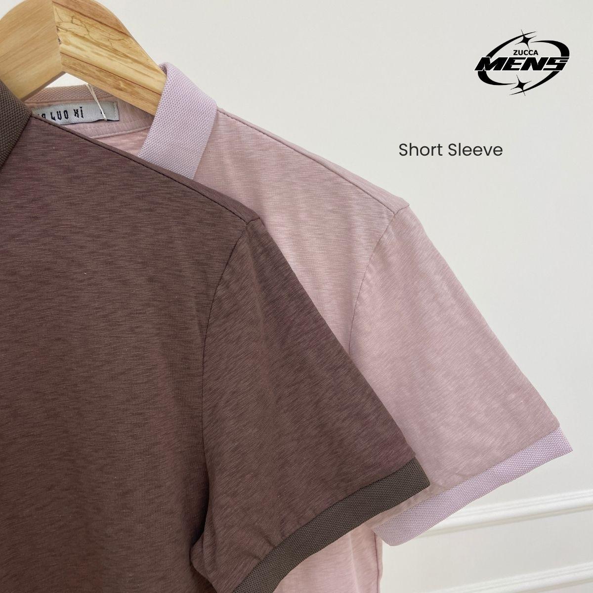 ZUCCA AMMAR CASUAL COLLAR MEN T-SHIRT -MC1006 BAJU LELAKI