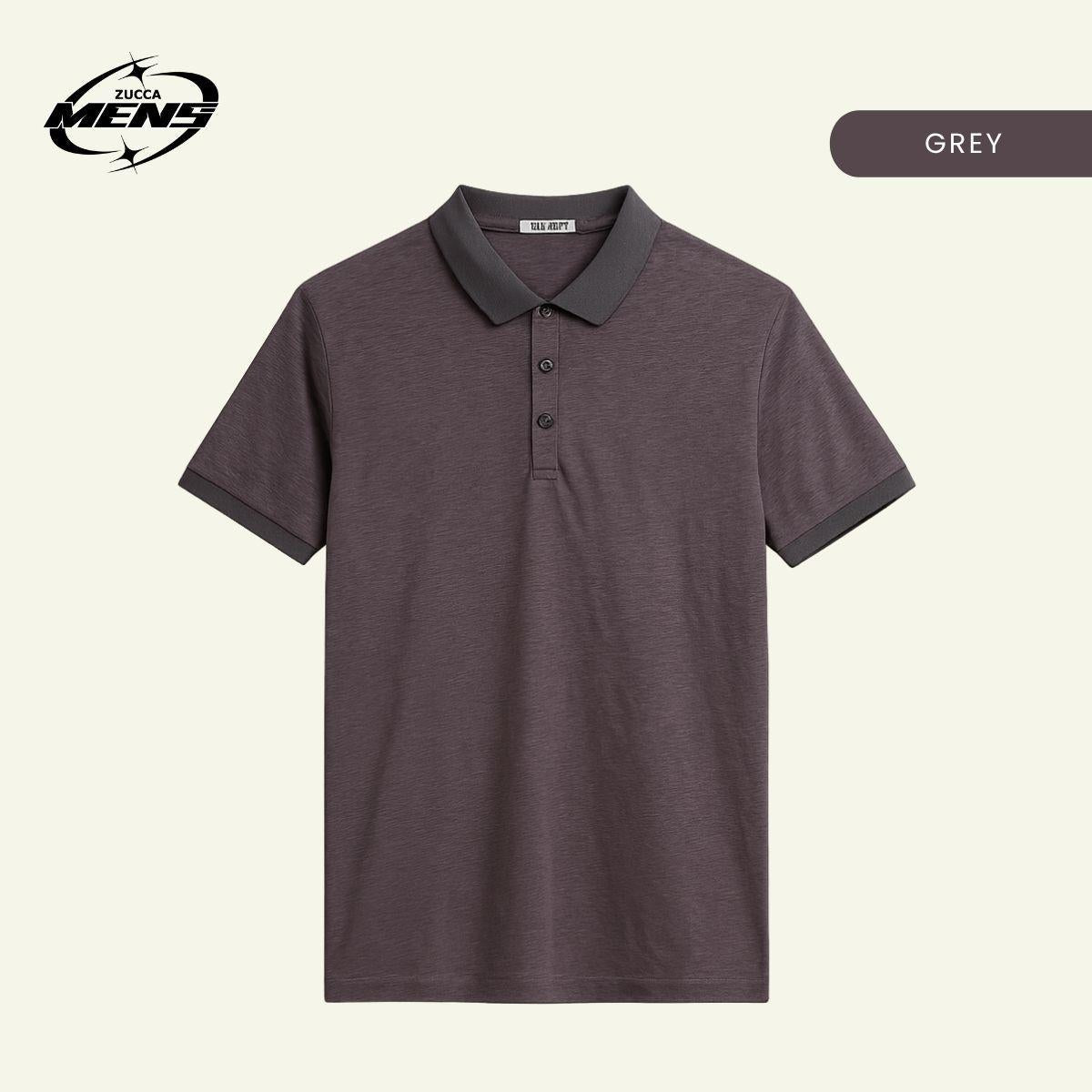 ZUCCA AMMAR CASUAL COLLAR MEN T-SHIRT -MC1006 BAJU LELAKI