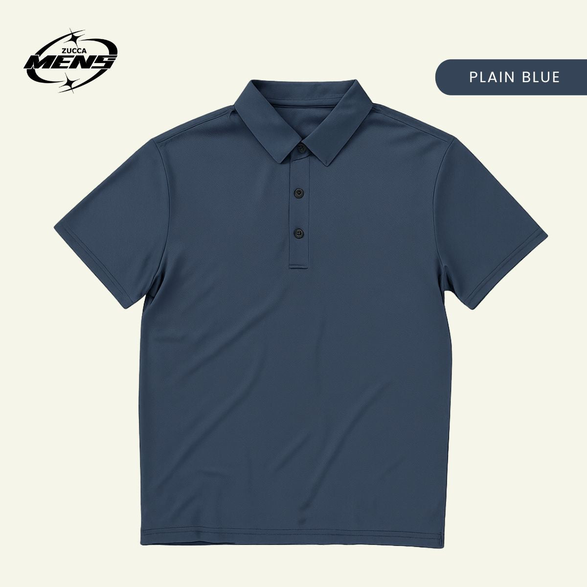 ZUCCA ALEX CASUAL COLLAR MEN T-SHIRT - MC1020 BAJU LELAKI