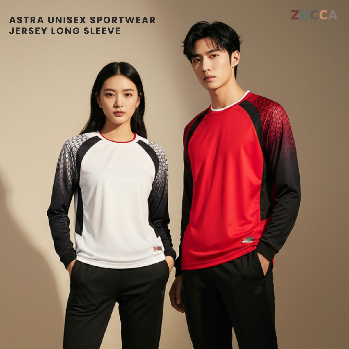 ZUCCA ASTRA UNISEX SPORTWEAR JERSEY LONG SLEEVE - MS012