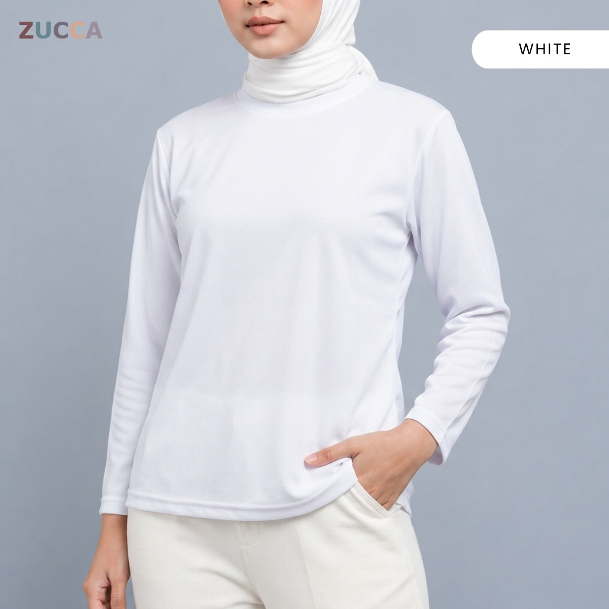 ZUCCA MYZA SPORT BASIC LONG SLEEVE T-SHIRT- MC1022