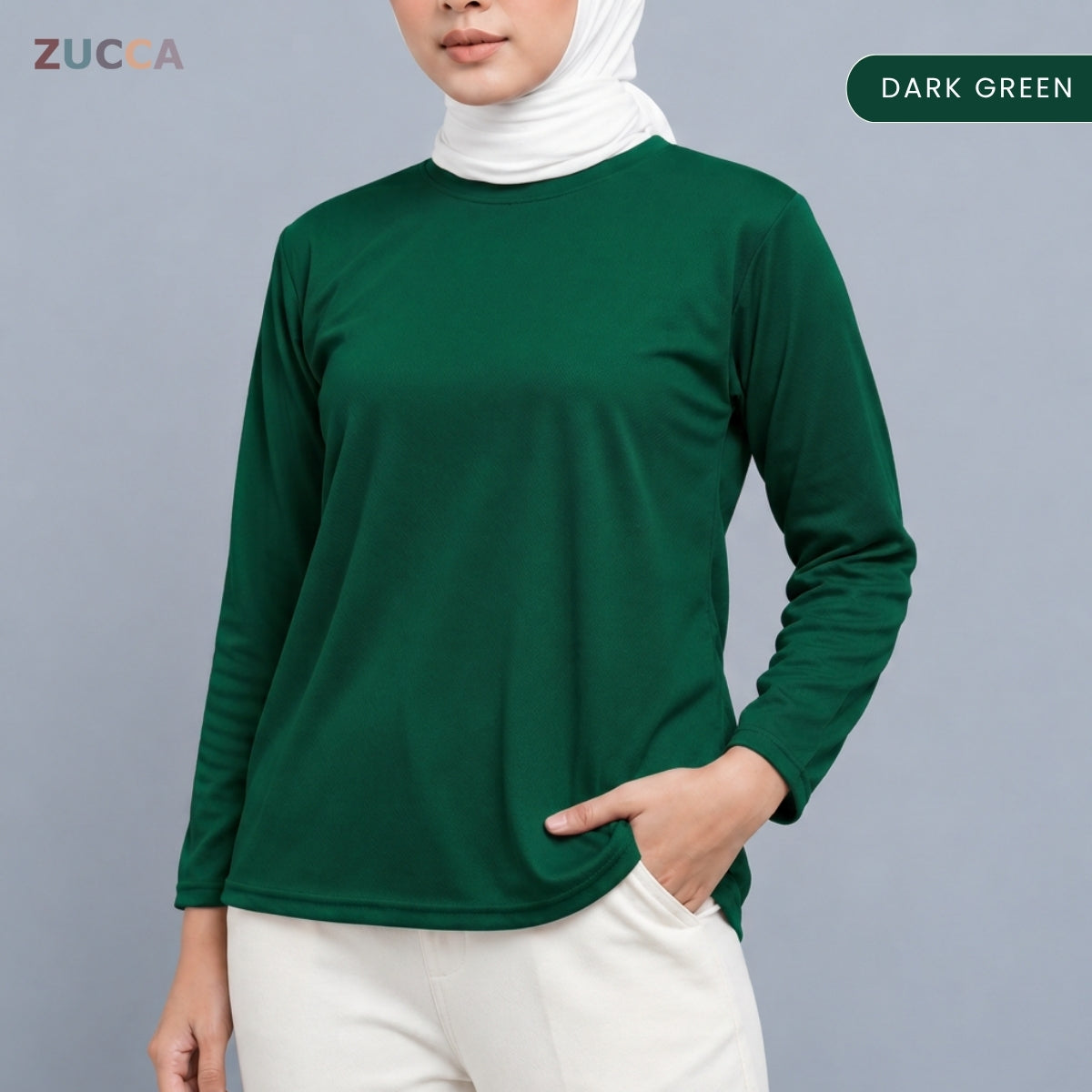 ZUCCA MYZA SPORT BASIC LONG SLEEVE T-SHIRT- MC1022