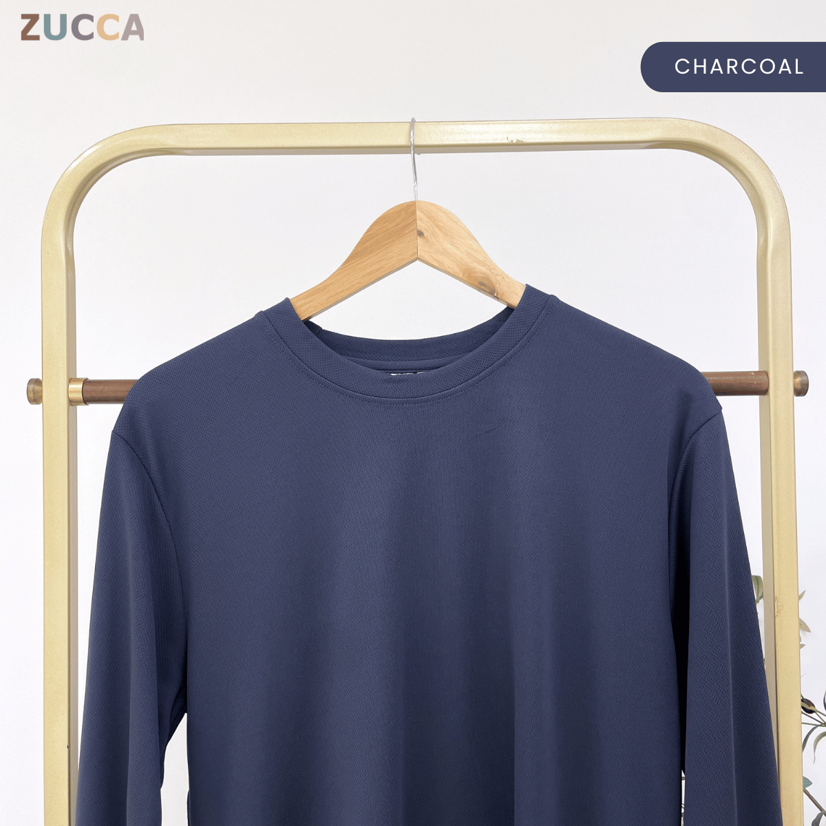 ZUCCA NOVELLA PLAIN SHIRT LENGAN PANJANG XS-6XL- MC1022