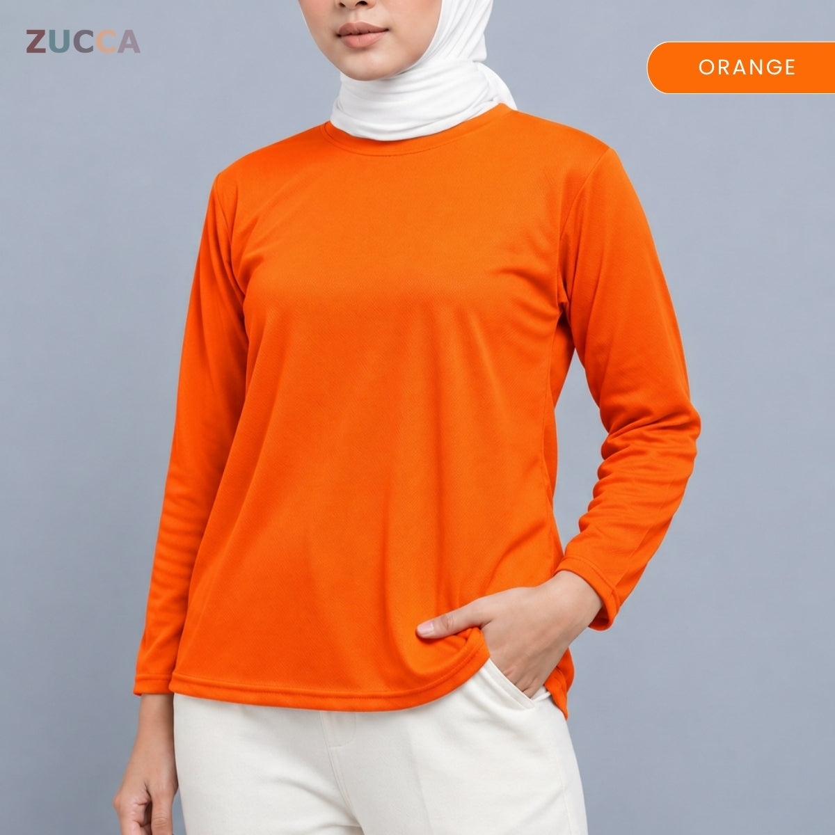 ZUCCA MYZA SPORT BASIC LONG SLEEVE T-SHIRT- MC1022