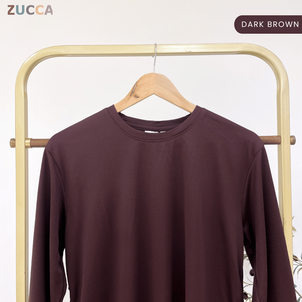 ZUCCA NOVELLA PLAIN SHIRT LENGAN PANJANG XS-6XL- MC1022