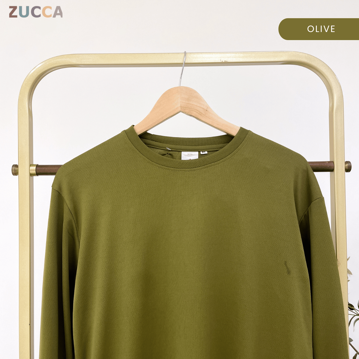 ZUCCA NOVELLA PLAIN SHIRT LENGAN PANJANG XS-6XL- MC1022