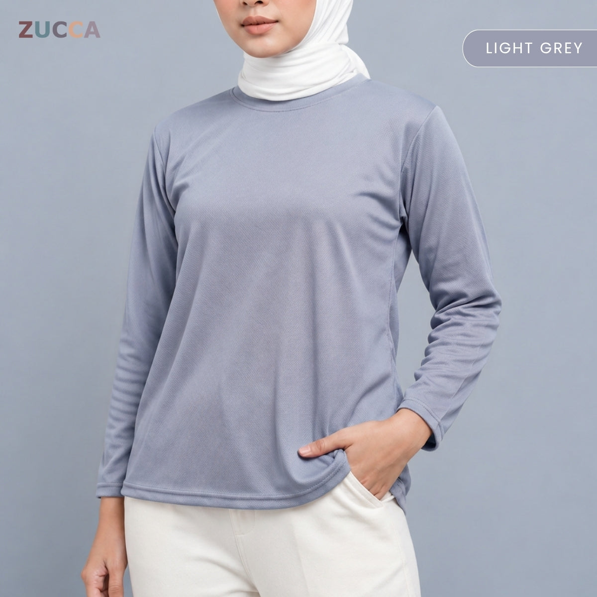 ZUCCA MYZA SPORT BASIC LONG SLEEVE T-SHIRT- MC1022