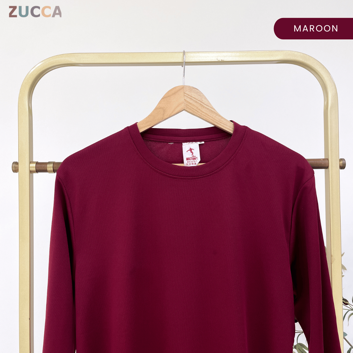 ZUCCA NOVELLA PLAIN SHIRT LENGAN PANJANG XS-6XL- MC1022