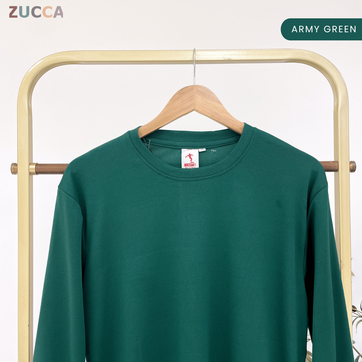 ZUCCA NOVELLA PLAIN SHIRT LENGAN PANJANG XS-6XL- MC1022