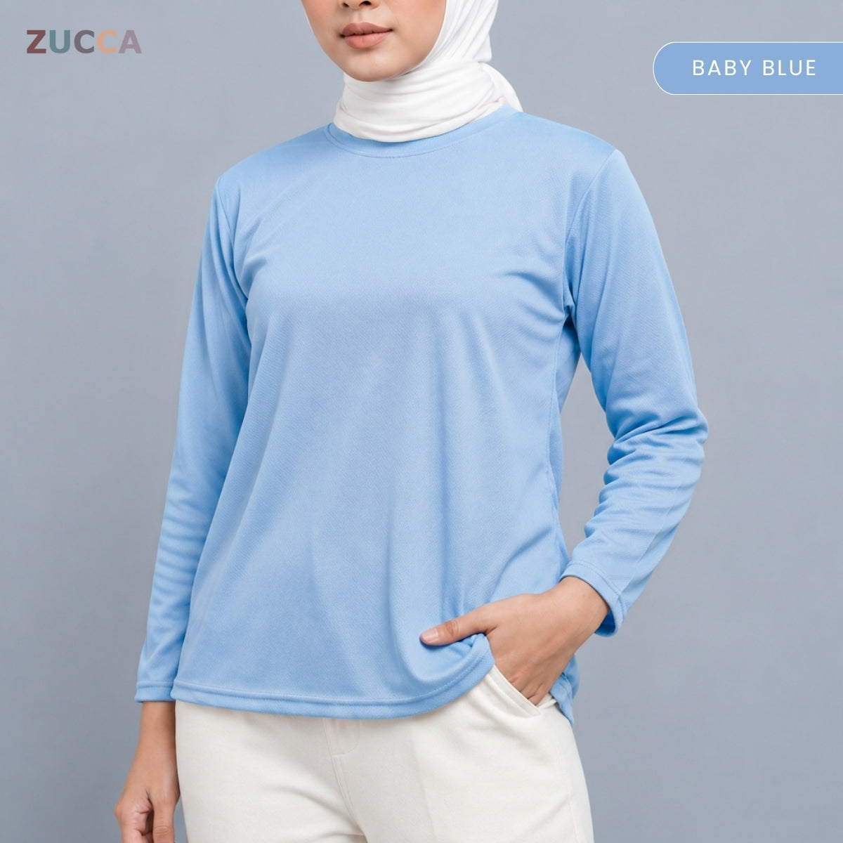 ZUCCA MYZA SPORT BASIC LONG SLEEVE T-SHIRT- MC1022