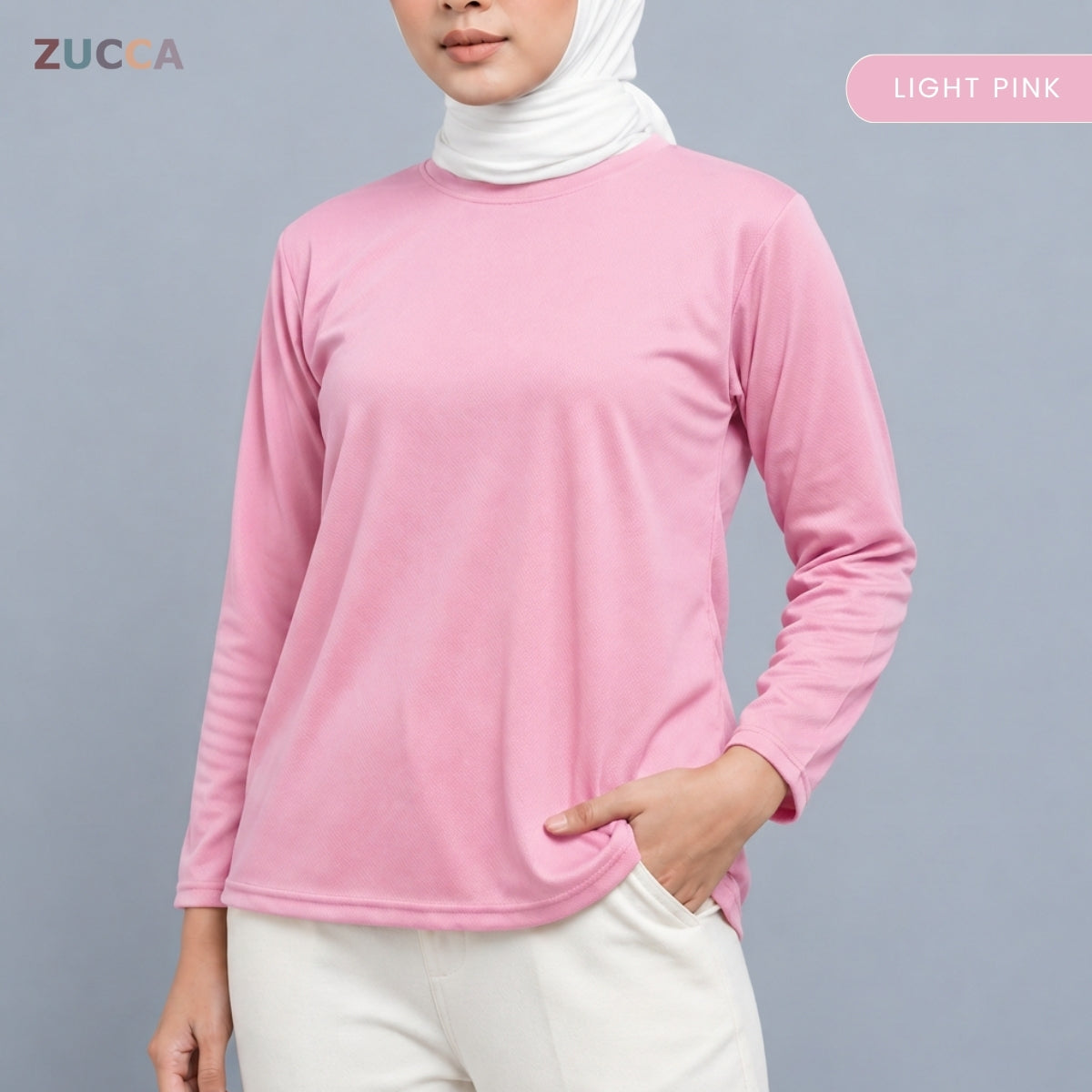 ZUCCA MYZA SPORT BASIC LONG SLEEVE T-SHIRT- MC1022