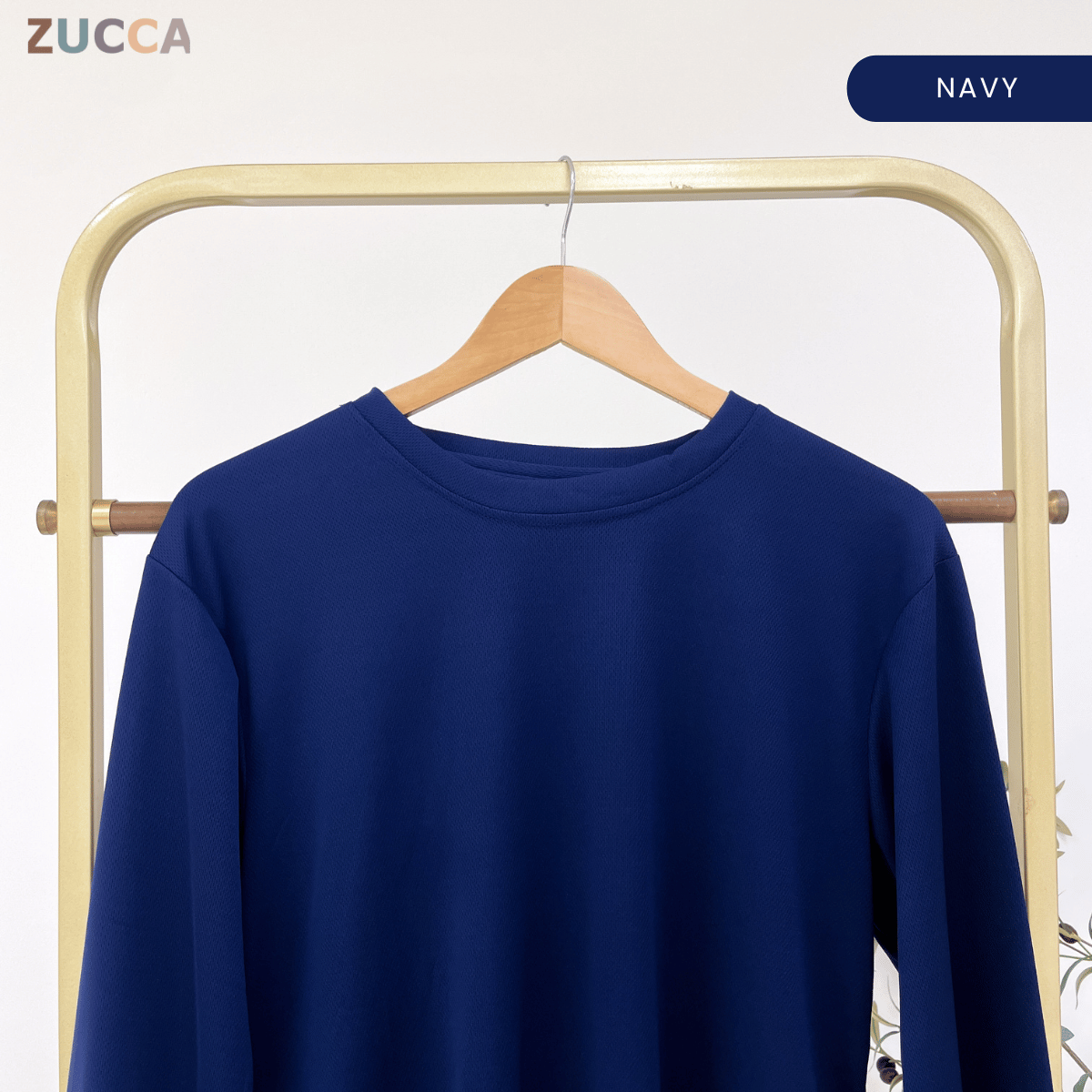 ZUCCA NOVELLA PLAIN SHIRT LENGAN PANJANG XS-6XL- MC1022