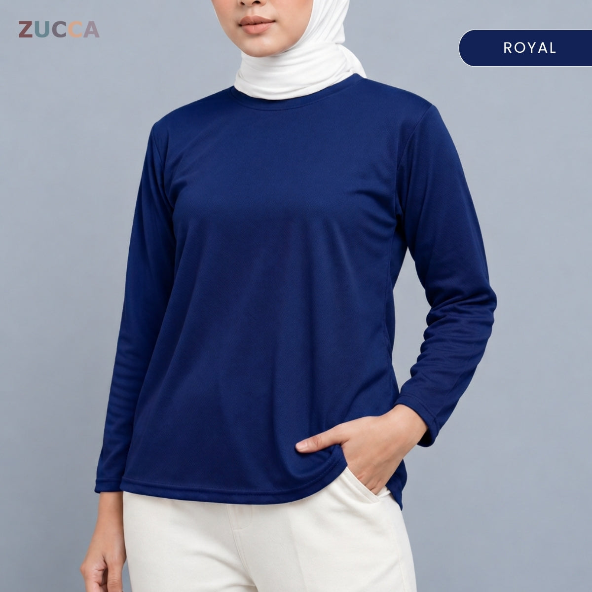 ZUCCA MYZA SPORT BASIC LONG SLEEVE T-SHIRT- MC1022