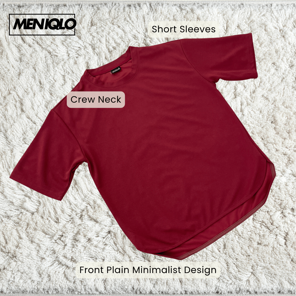 MENIQLO KEVIN ESSENTIAL URBAN MINIMAL OVERSIZED TEE - MC1025