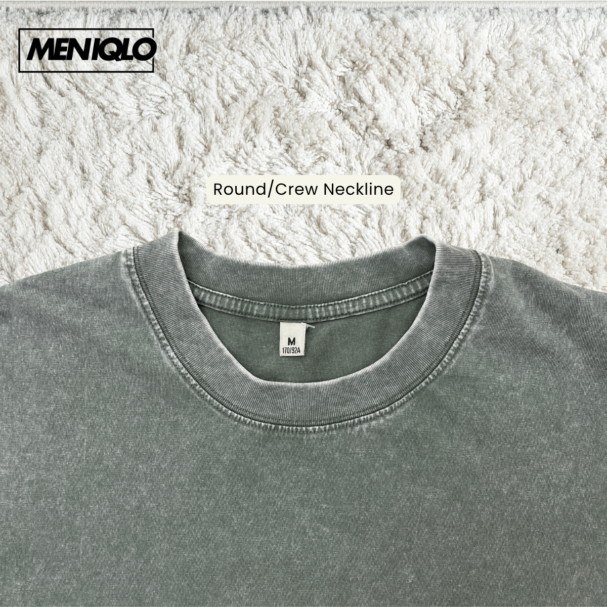 MENIQLO JACKSON RELAXED WASHED OVERSIZED TEE-MC1027