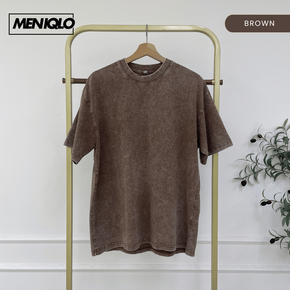 MENIQLO JACKSON RELAXED WASHED OVERSIZED TEE-MC1027