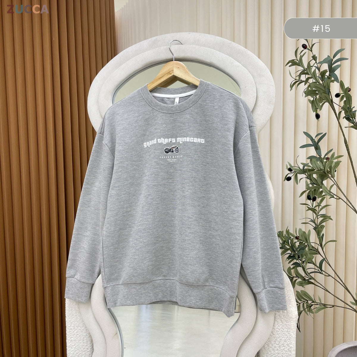 ZUCCA IZWANI KASUAL WOMEN SWEATER LONG SLEEVE - MC1032