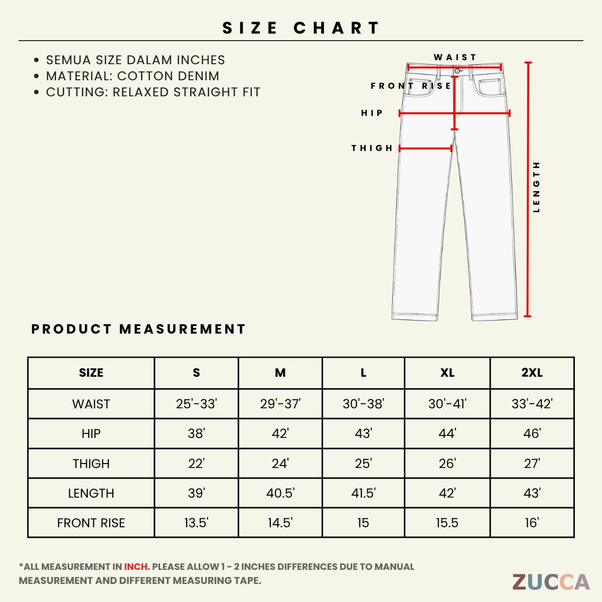 MENIQLO NOAH RELAXED FIT DENIM PANTS MCP2006