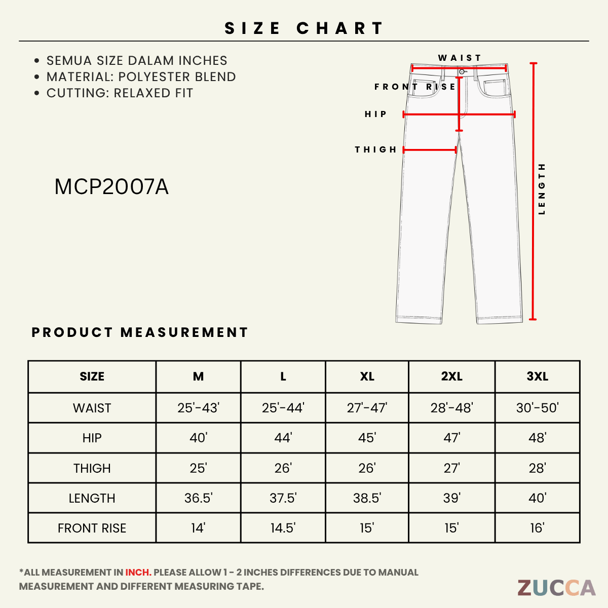 MENIQLO EMIR RELAX STRAIGHT JOGGER PANTS MCP2007