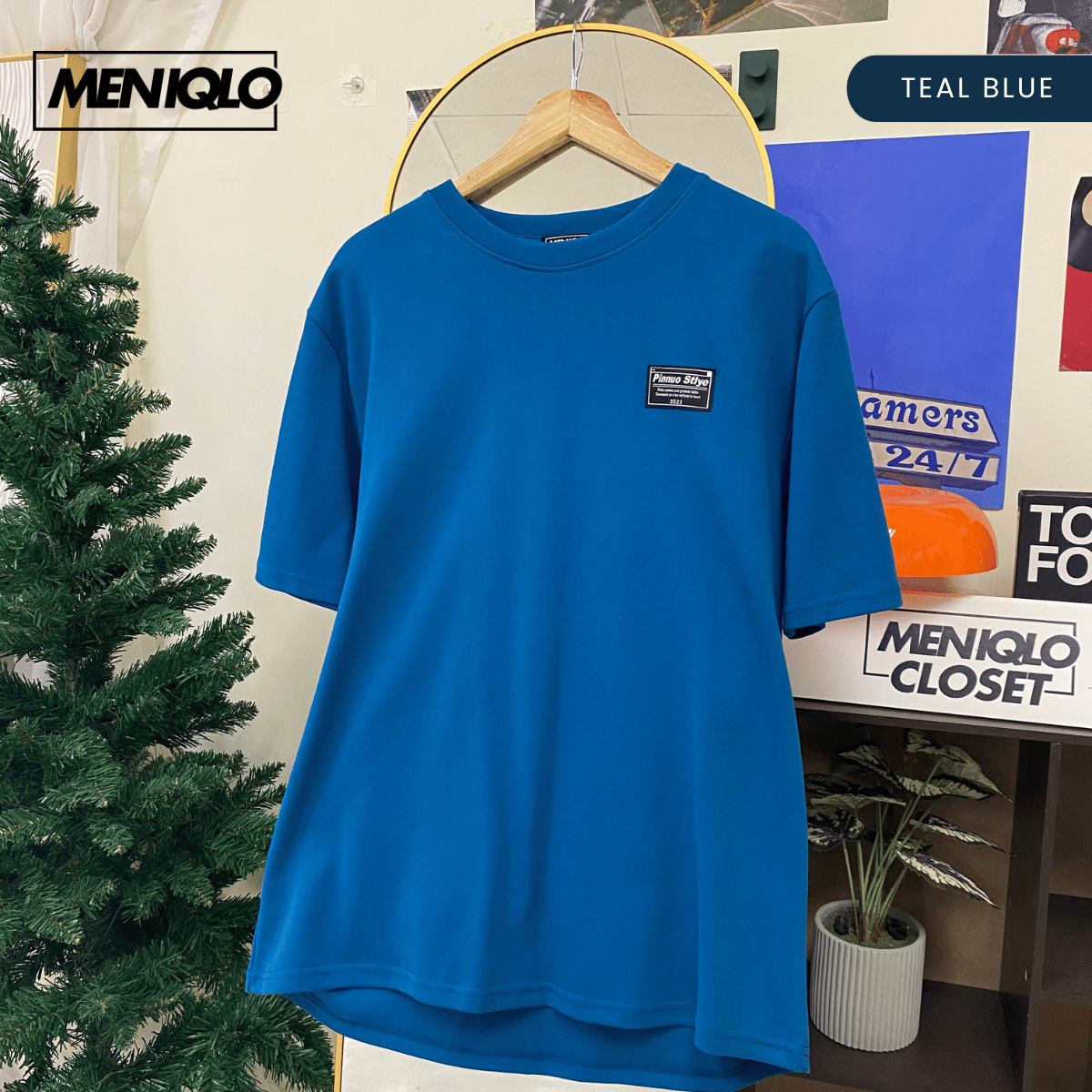 MENIQLO DAMIAN OVERSIZED T-SHIRT SHORT SLEEVE - MQ1001