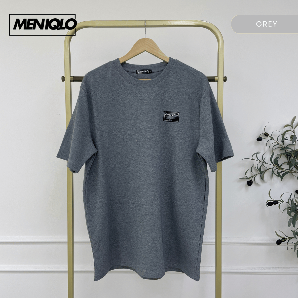 MENIQLO DAMIAN OVERSIZED T-SHIRT SHORT SLEEVE - MQ1001