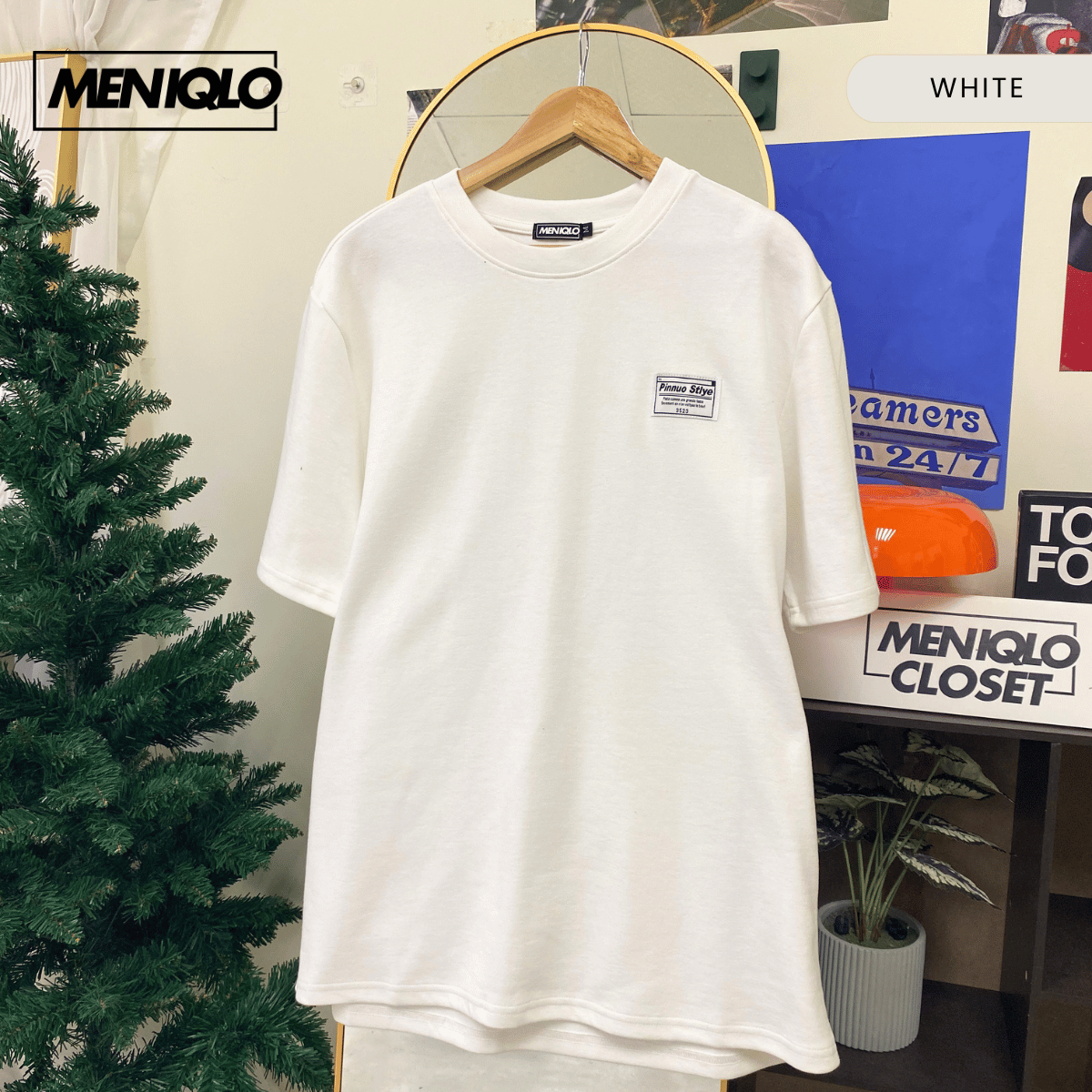 MENIQLO DAMIAN OVERSIZED T-SHIRT SHORT SLEEVE - MQ1001