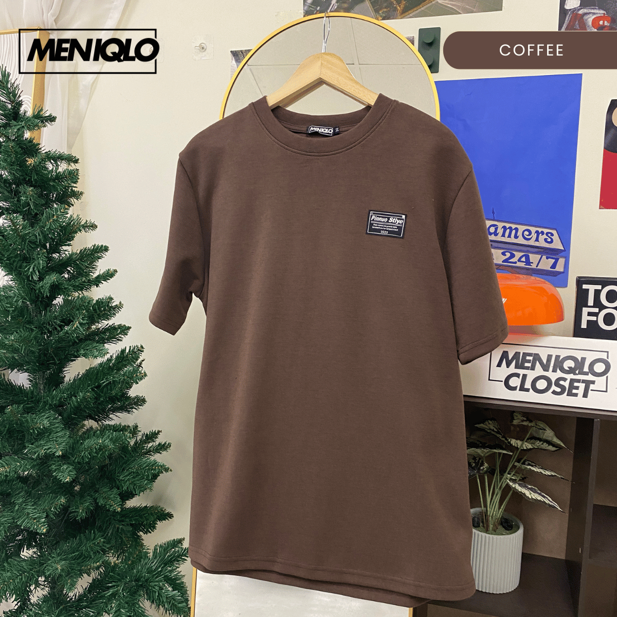 MENIQLO DAMIAN OVERSIZED T-SHIRT SHORT SLEEVE - MQ1001