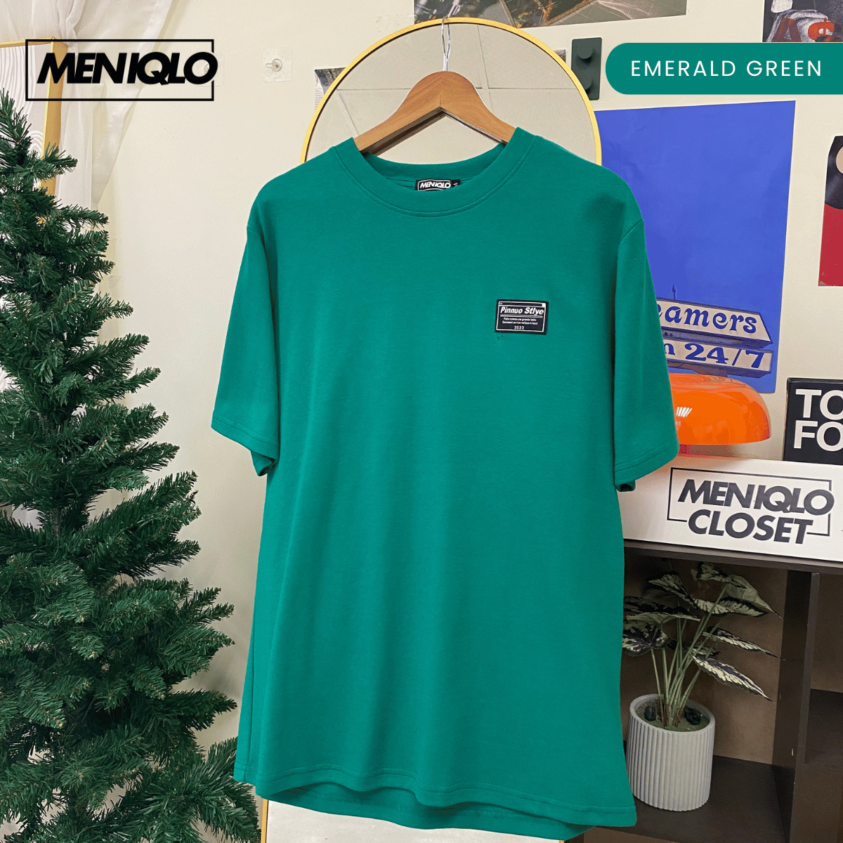 MENIQLO DAMIAN OVERSIZED T-SHIRT SHORT SLEEVE - MQ1001