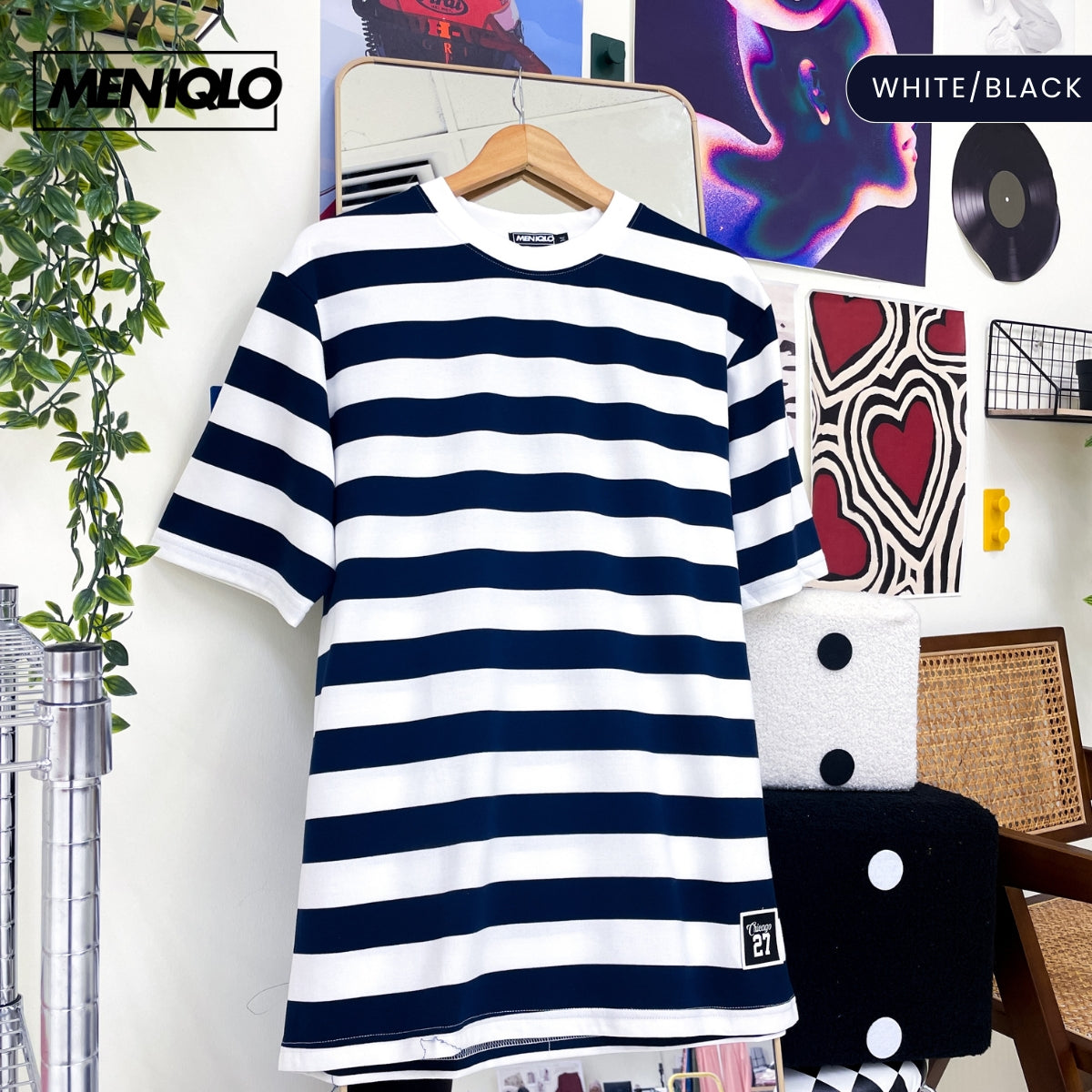 MENIQLO HARRY OVERSIZED T-SHIRT SHORT SLEEVE - MQ1004