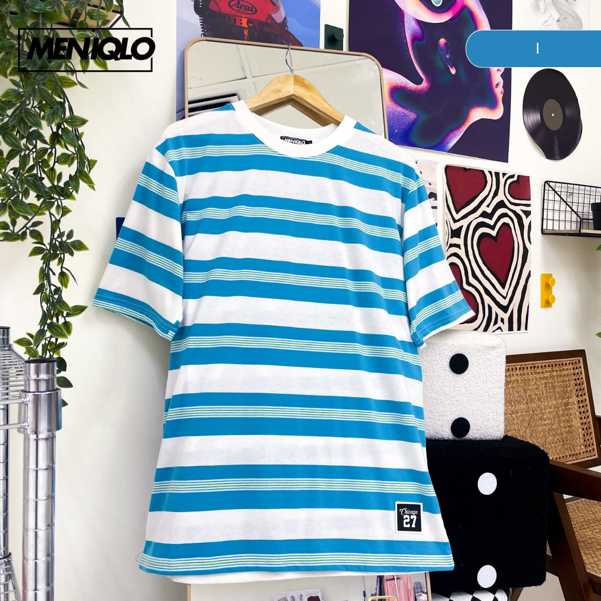MENIQLO HARRY OVERSIZED T-SHIRT SHORT SLEEVE - MQ1004