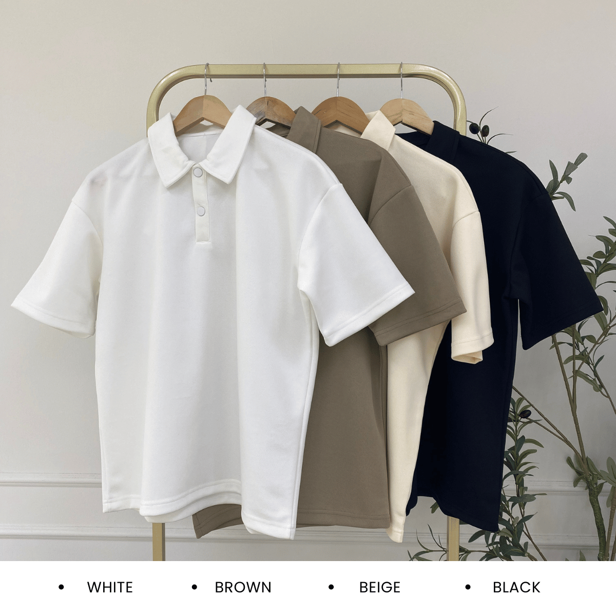 MENIQLO JOHAN COMFORT POLO TEE SHORT SLEEVE