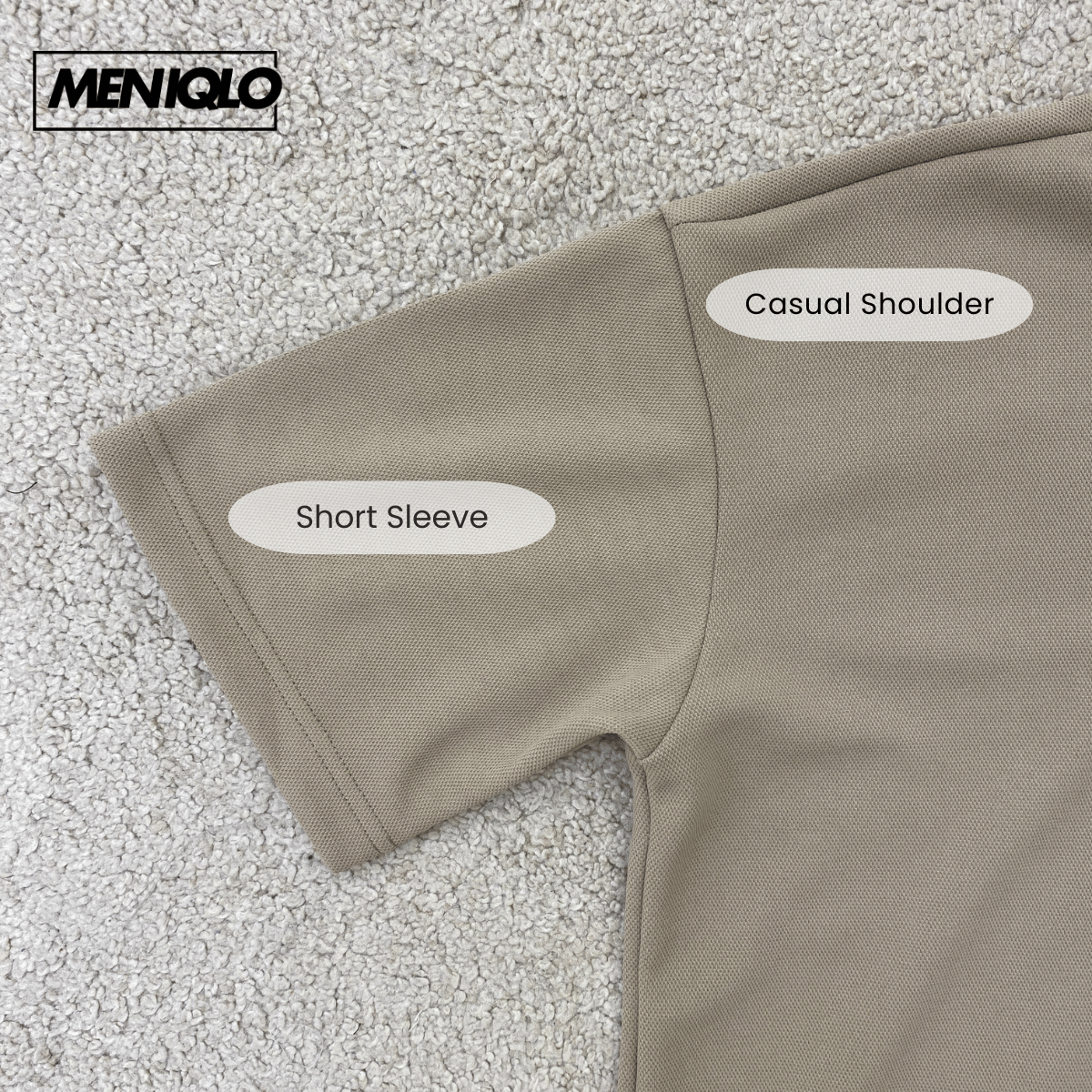 MENIQLO JOHAN COMFORT POLO TEE SHORT SLEEVE