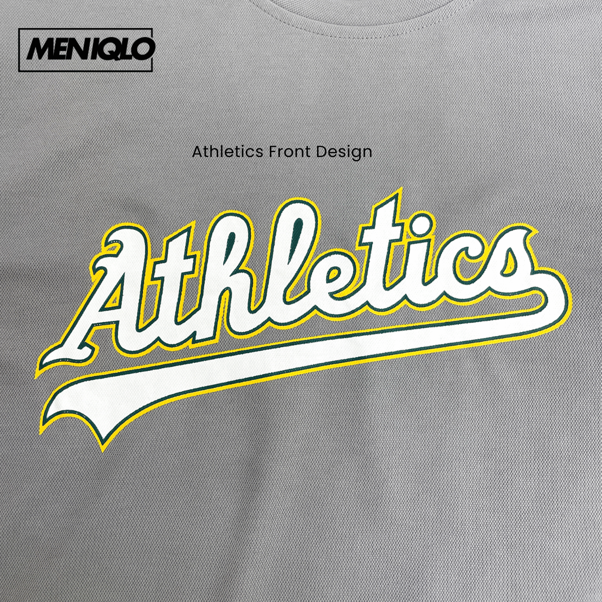 MENIQLO TRAVIS MAN CLASSIC ATHLETICS GRAPHIC PERFORMANCE TEE - MQ1005