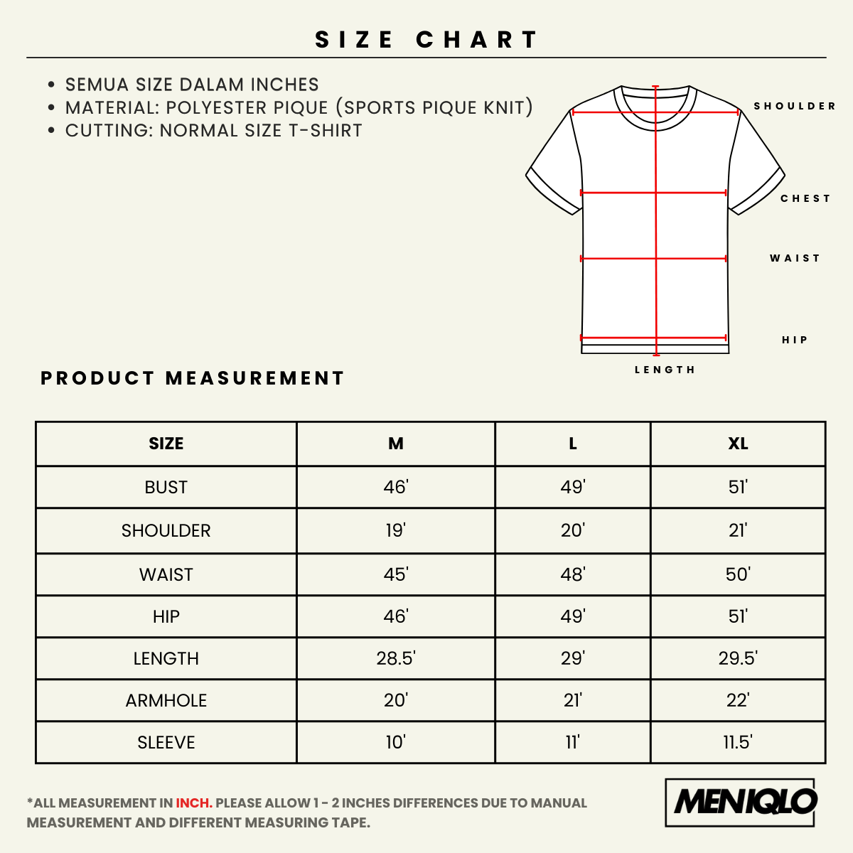 MENIQLO TRAVIS MAN CLASSIC ATHLETICS GRAPHIC PERFORMANCE TEE - MQ1005