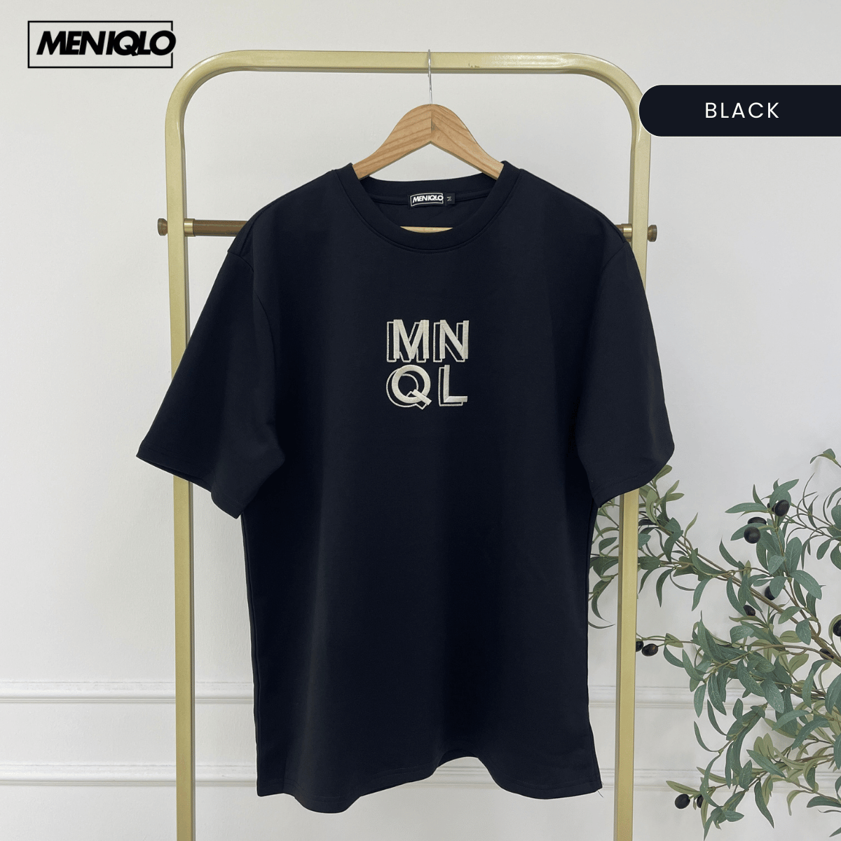 MENIQLO RAYYAN MODERN STREET GRAPHIC TEE 300 GSM - MQ1006
