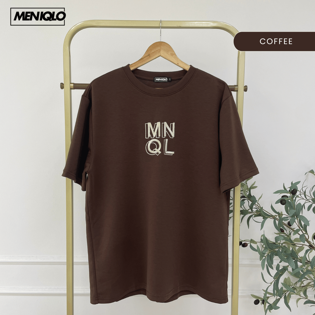 MENIQLO RAYYAN MODERN STREET GRAPHIC TEE 300 GSM - MQ1006