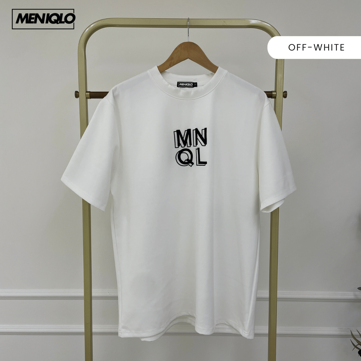 MENIQLO ZAYDAN MODERN STREET GRAPHIC TEE 300 GSM - MQ1006