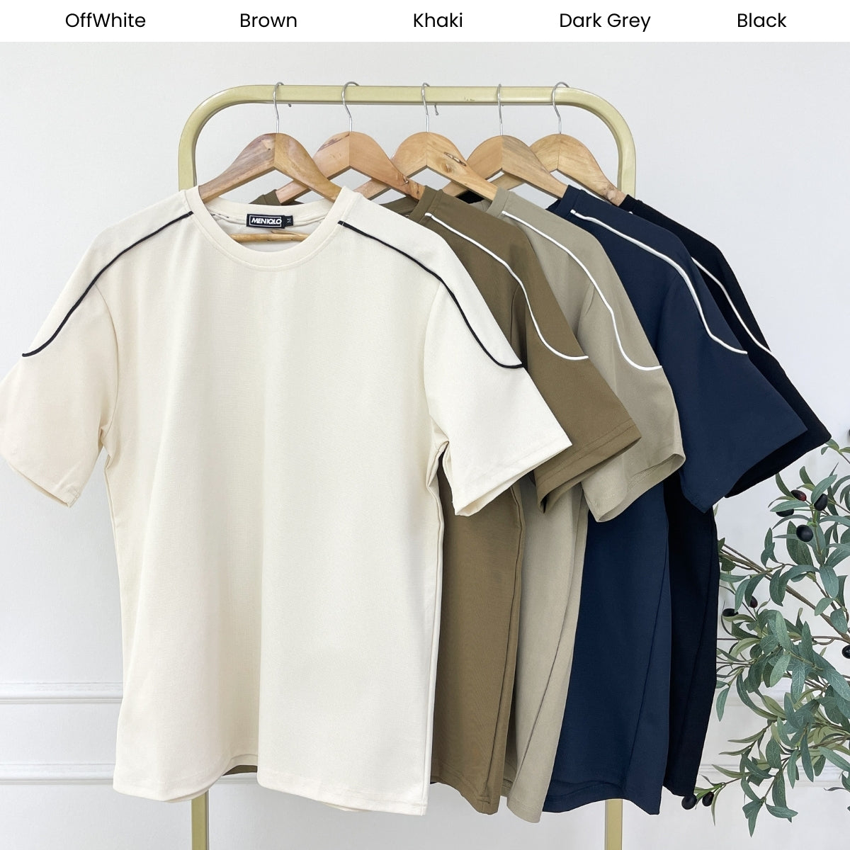 MENIQLO DARIEN MEN OVERSIZED SHIRT SHORT SLEEVE - MQ1007
